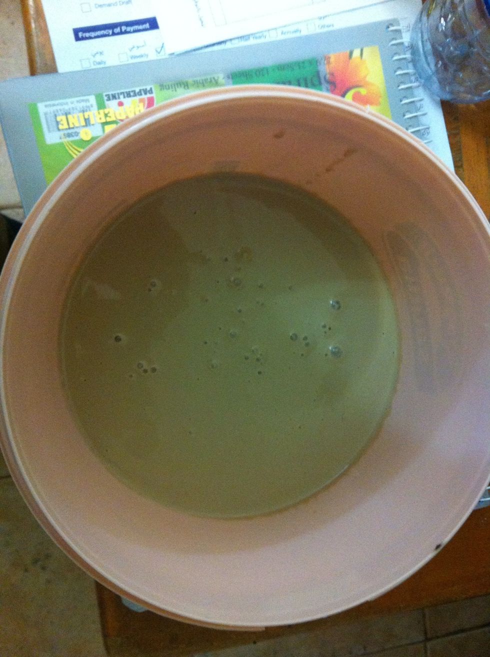 Churn the ice cream, use your ice cream maker...mine broke on me...so I'm using the alternate method.