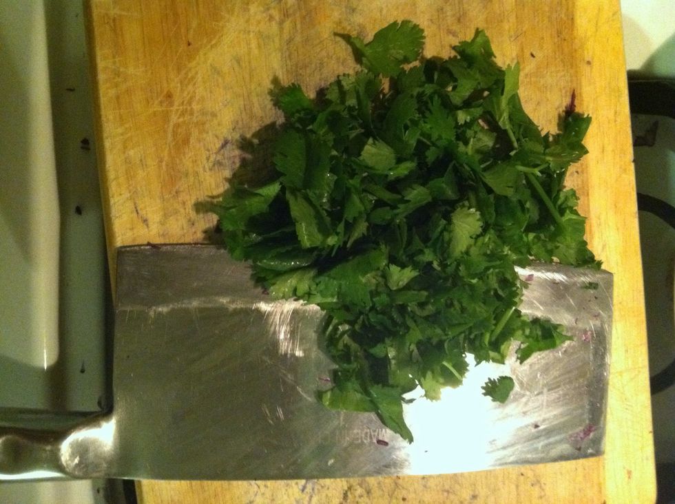 Cilantro chopped