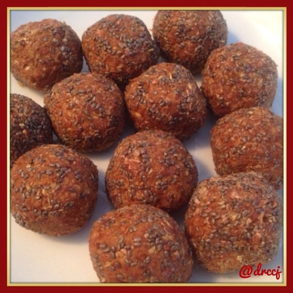 Cinnamon Chestnut Bites. Posting the recipe for this soon.