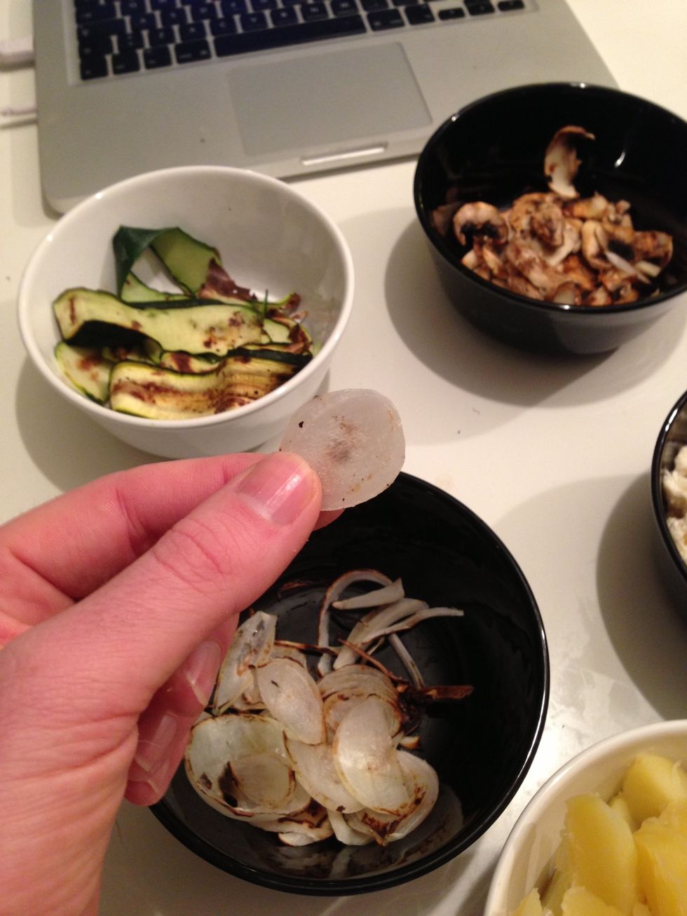 Cipolla bianca grigliata - White onion grilled