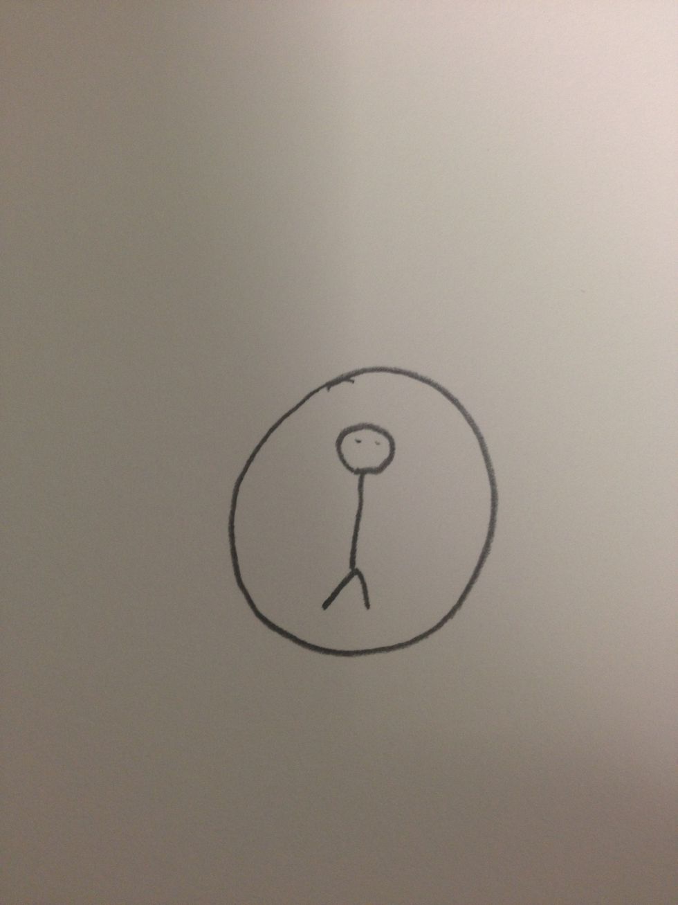 Circle said stickman