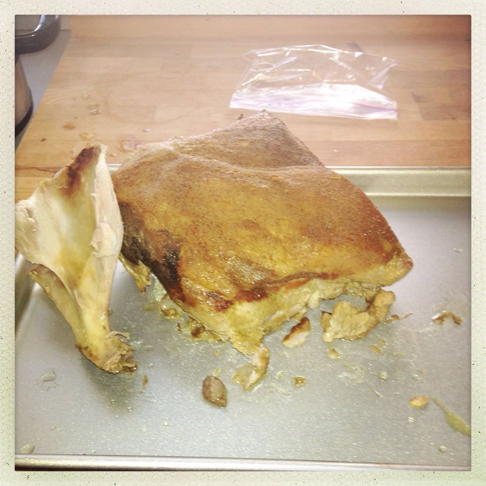 Clean bone test. You should be able to remove the bone cleanly with your fingers.