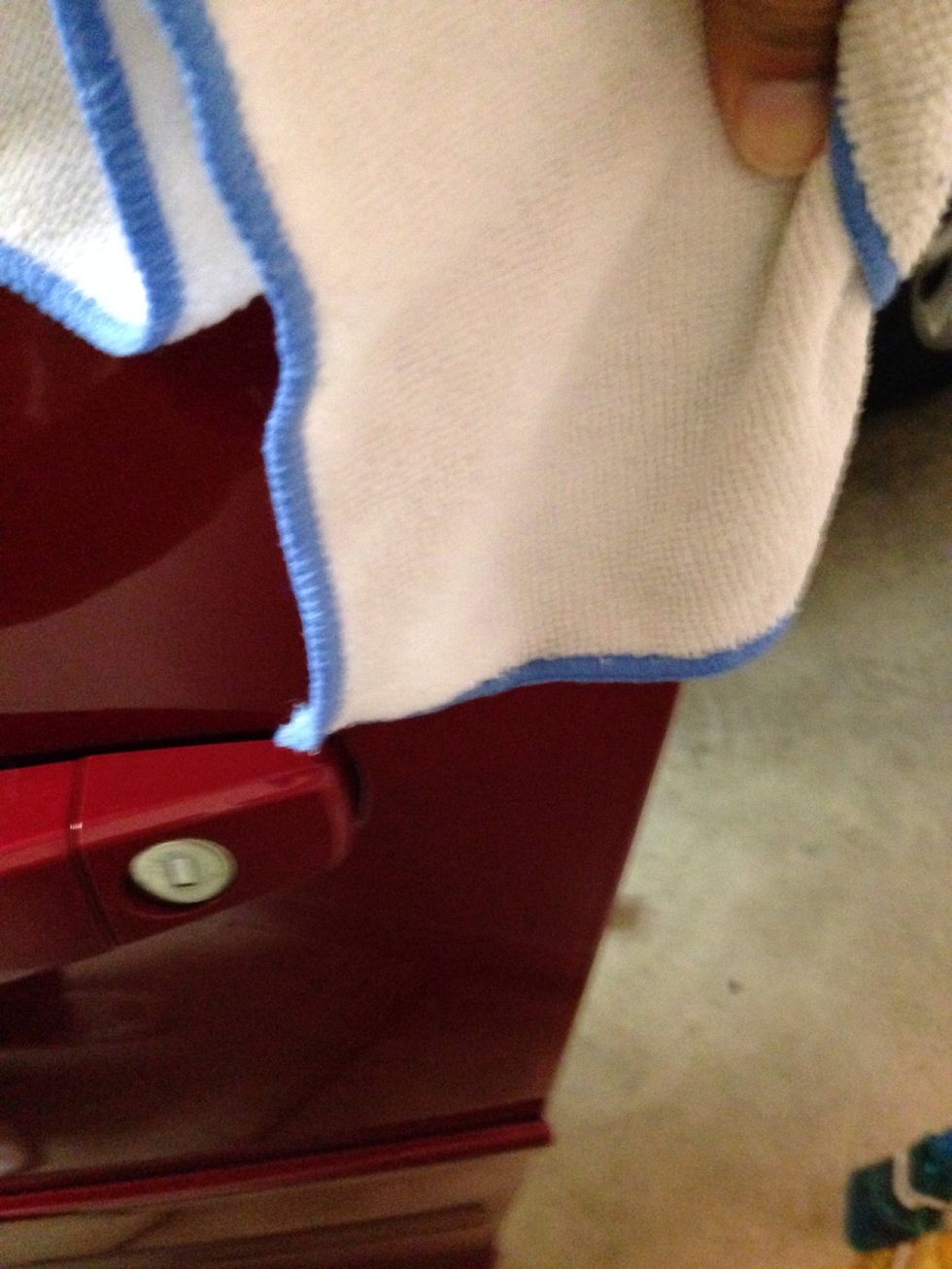 Clean both the outside and inside of the car door edge really good. You can spray a little alcohol on it to remove and debris or anything on the area your going to be working on.