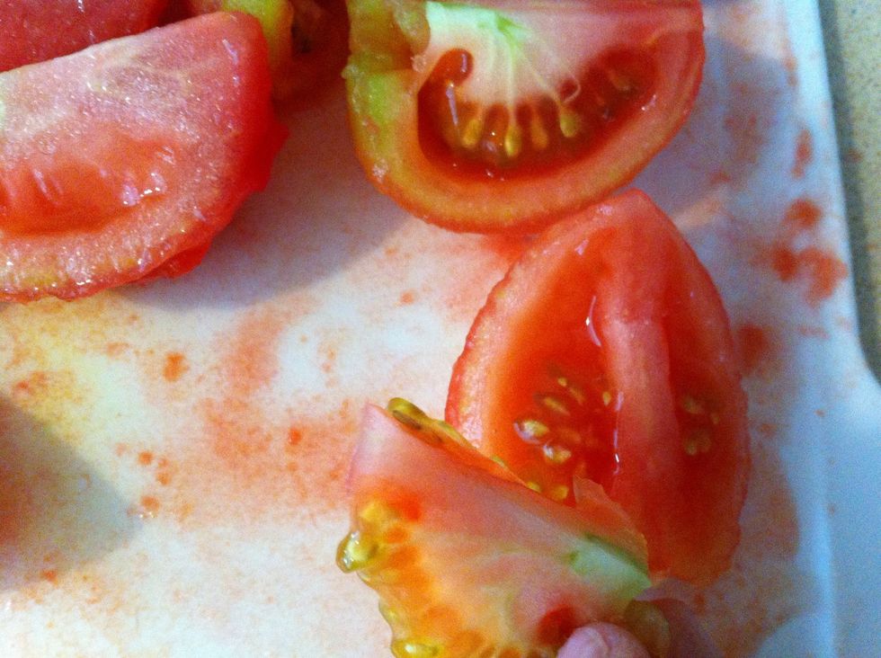 Clean off inside and the seeds