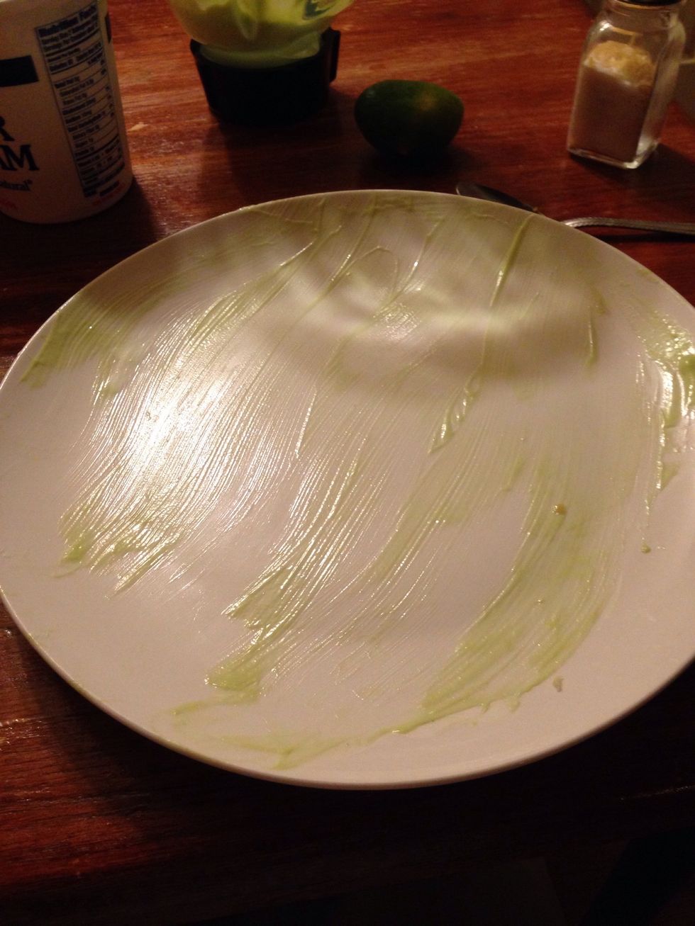 Clean plate.