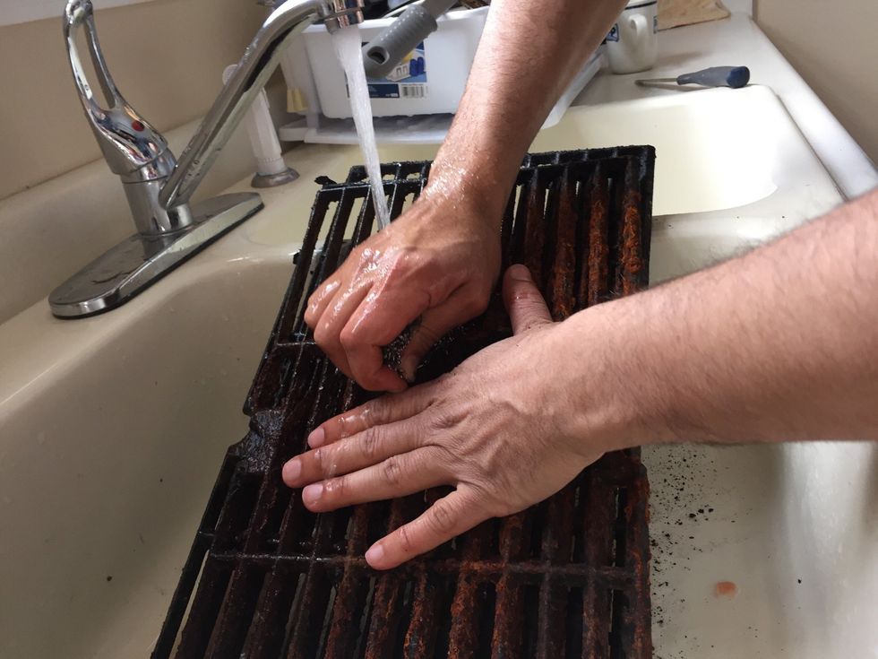 Clean racks if needed