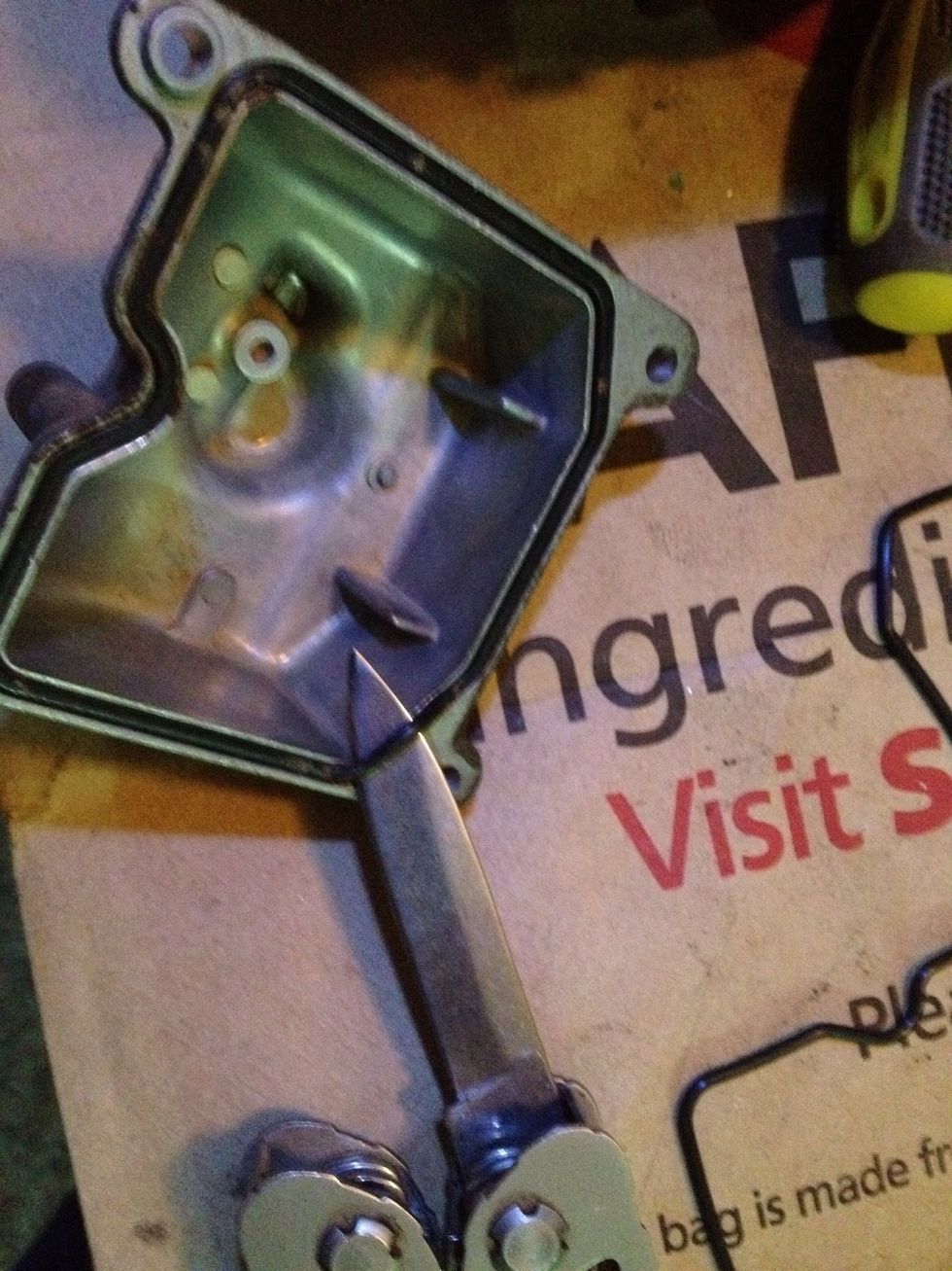 Clean The bowl out real well and remove the old gasket. I used a knife.