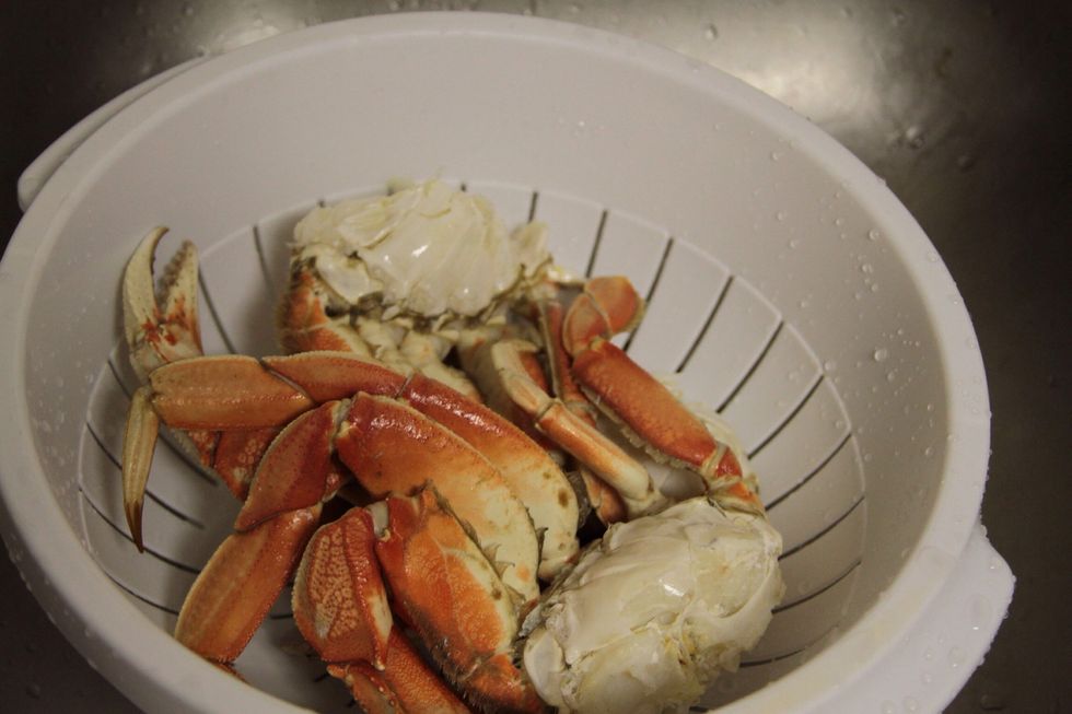 Clean the crab