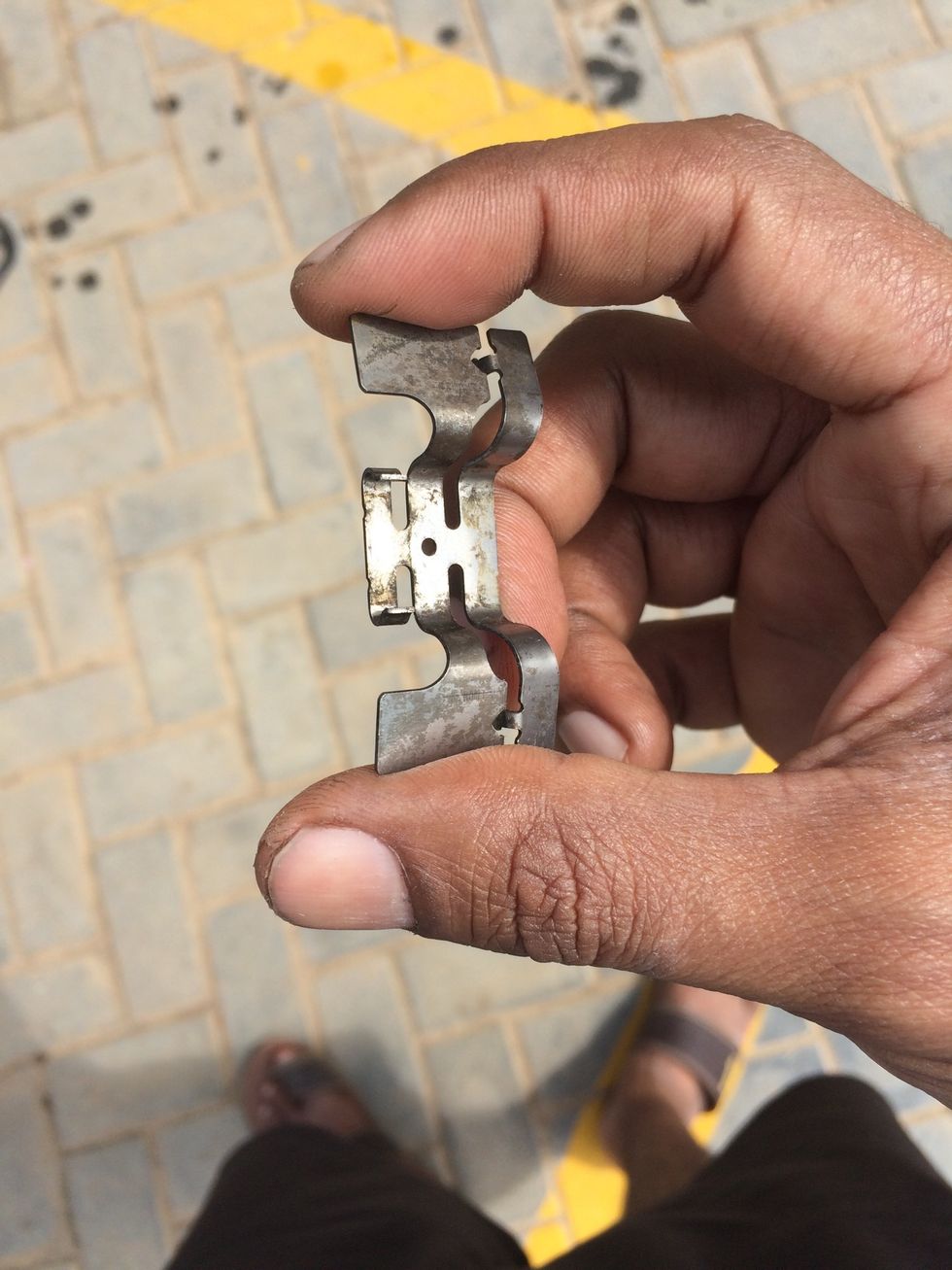 Clean the flat spring thoroughly with cleaning fluid ( I use WD40 )