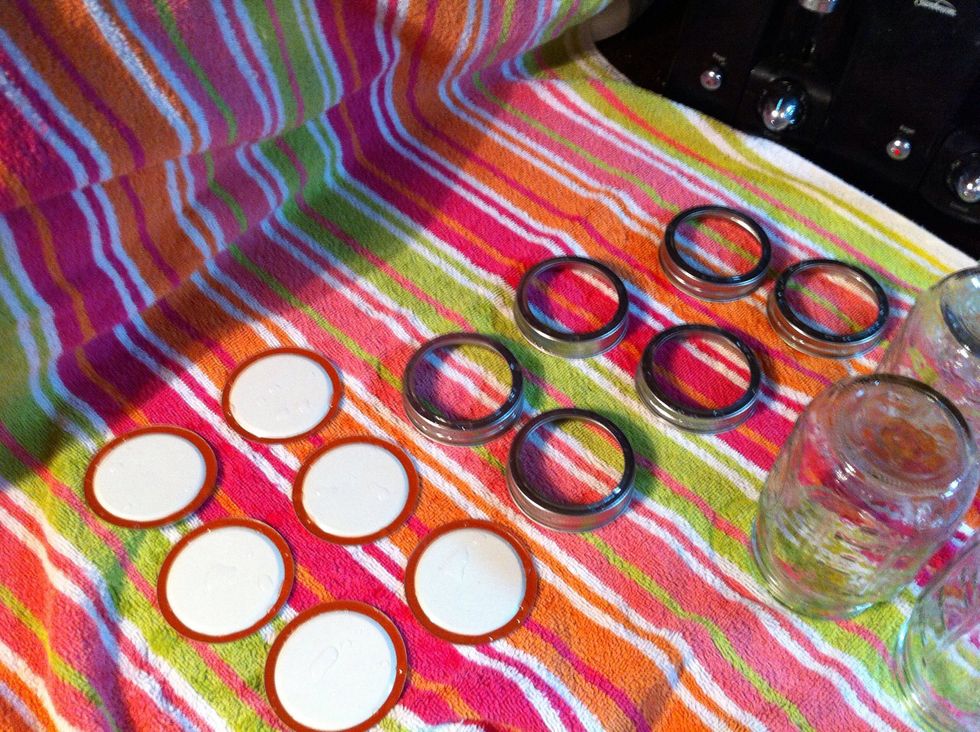 Clean these with hot soapy water.