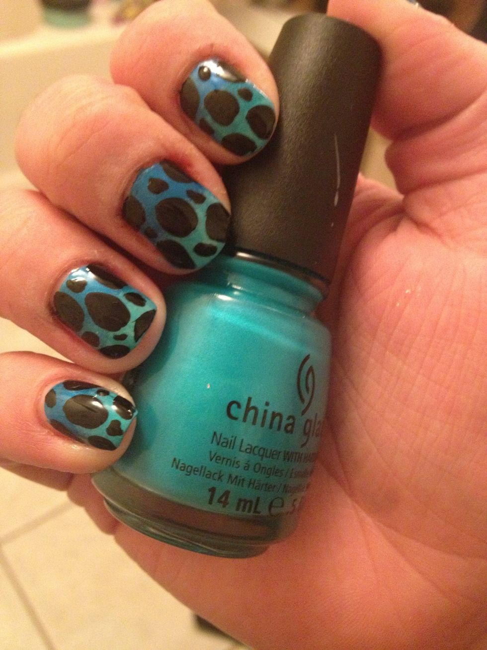 Clean up, add your top coat, and you're done!