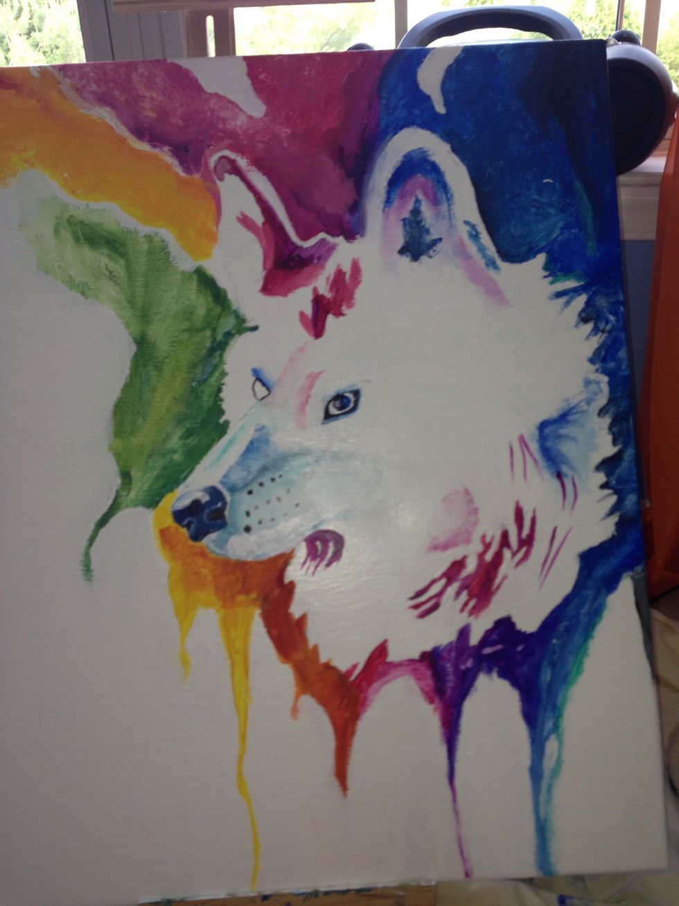 Clean up edges! You don't want to lose them in the colors