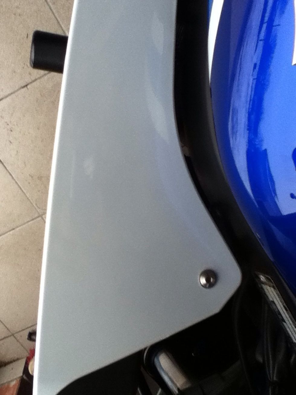 Clean up the loose paint and solvent with a cloth and you're done!
