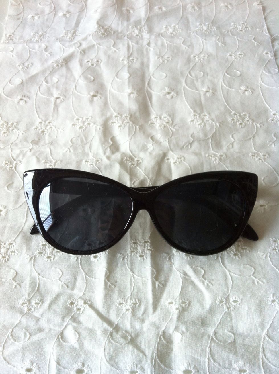 Clean & wipe down sunglasses to rid of dirt and dust.