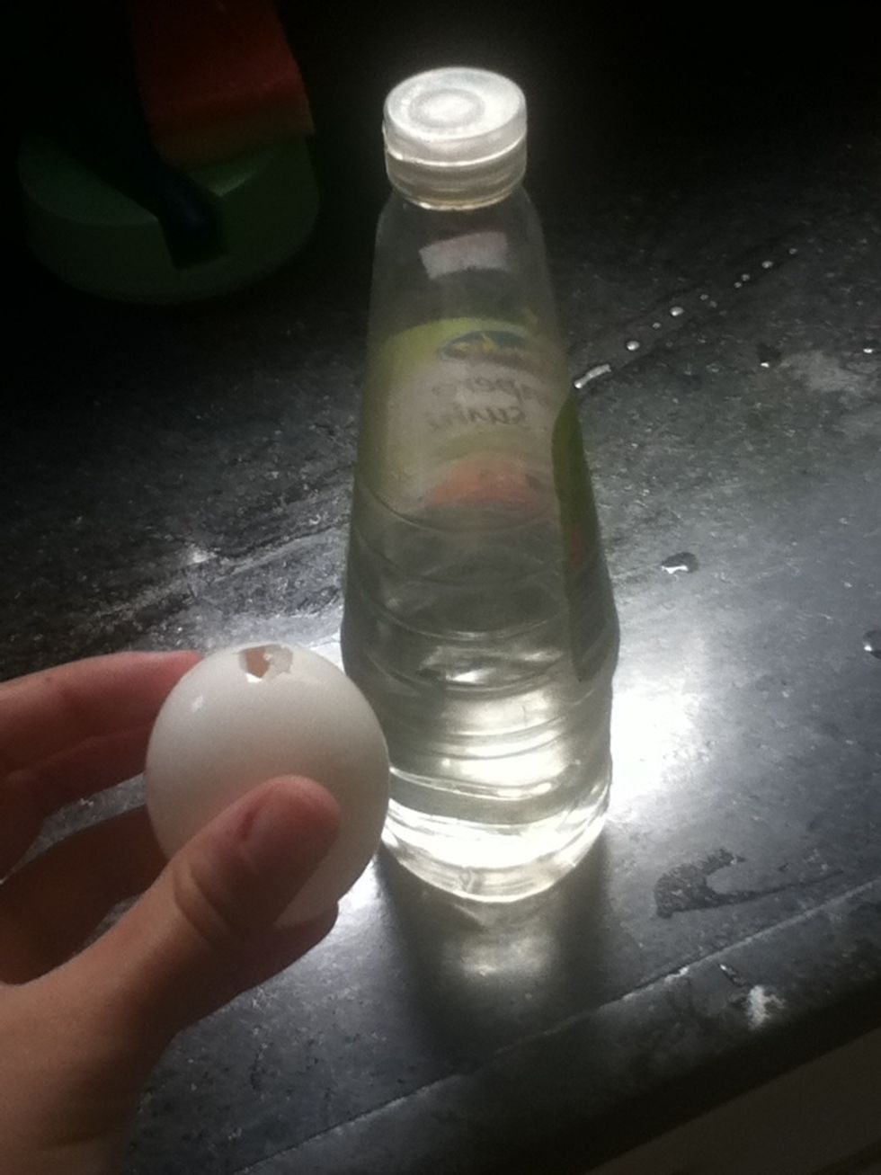 Clean with vinegar