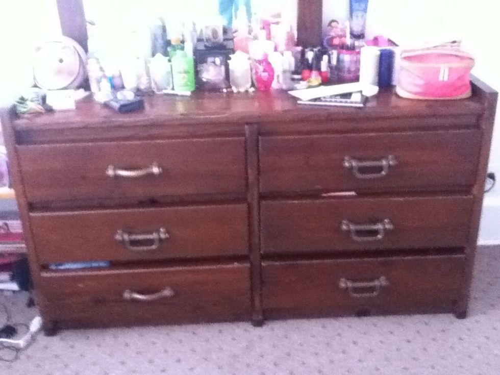 Clean your dresser (before)