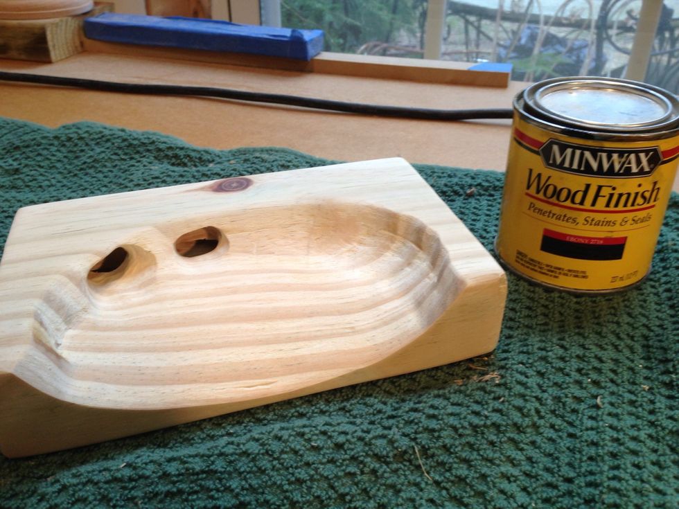 Cleaned up the amp bowl, lots of sanding.
