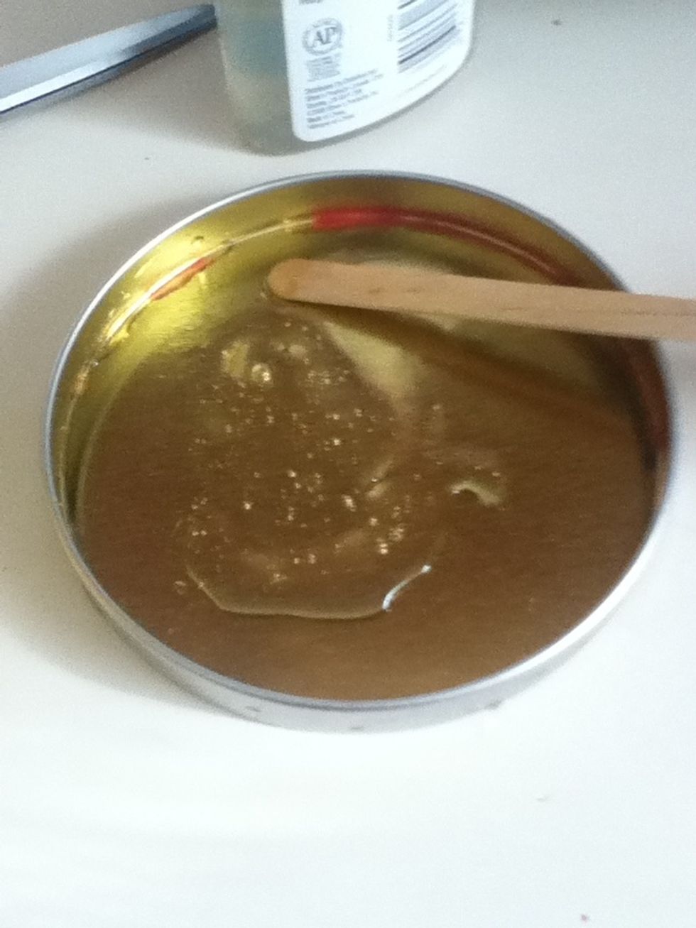 Clear Elmer's glue with the water.