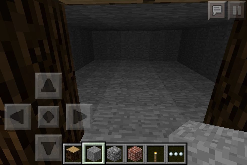 Clear out a space big enough for a house