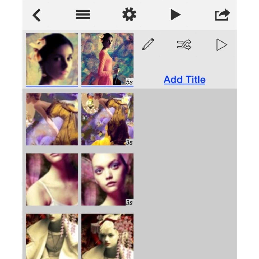 Click "add title" ...