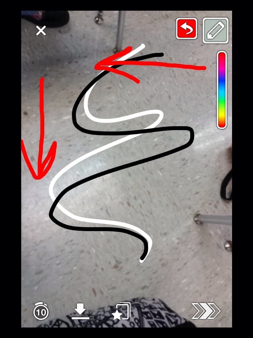 Click and drag all the way to the left, and down for gray