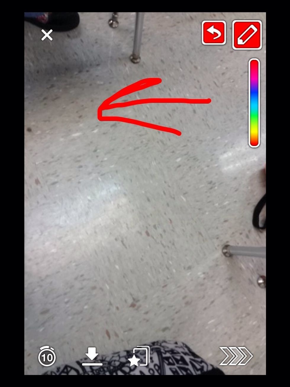 Click and drag all the way to the left for white