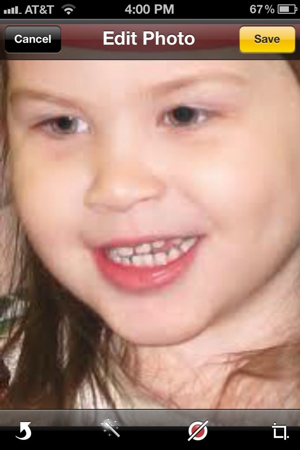 Click apply then zoom out.