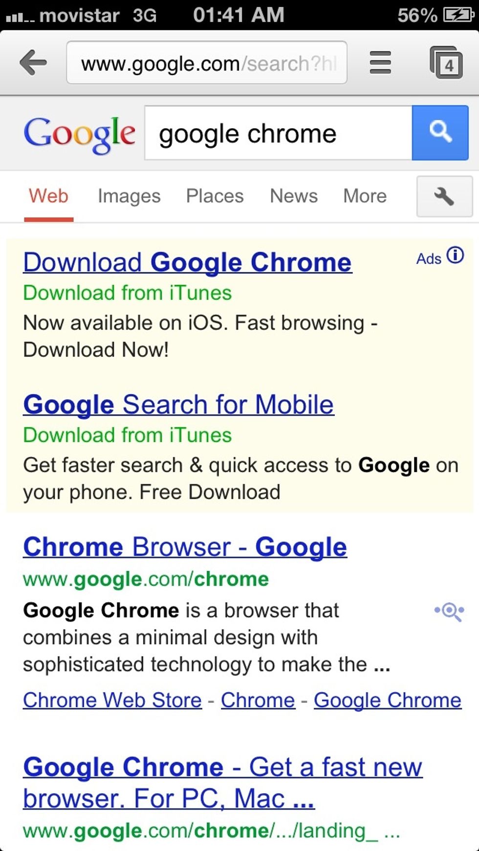 Click Chrome Browser - Google