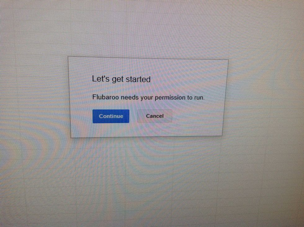 Click continue.