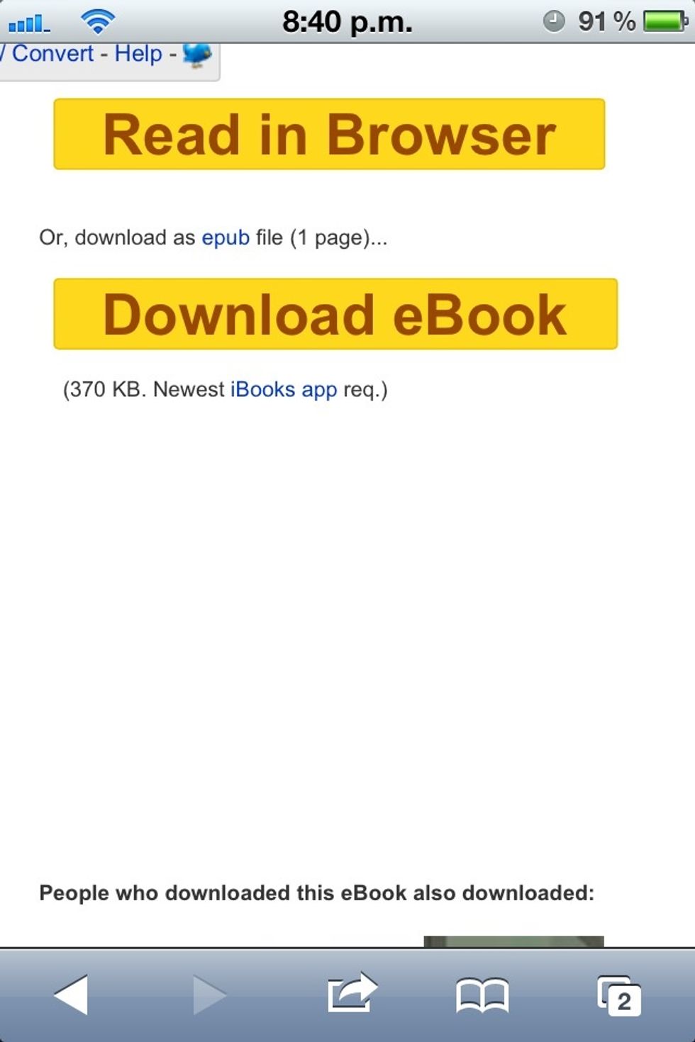 Click "download ebook"