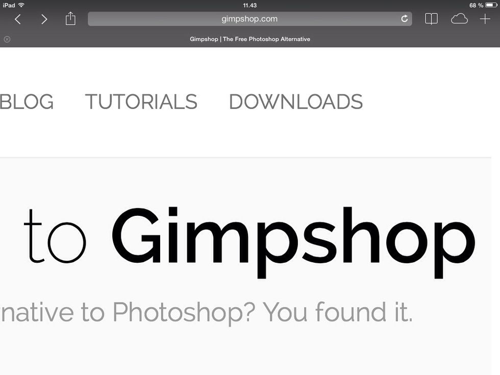 Click Downloads.