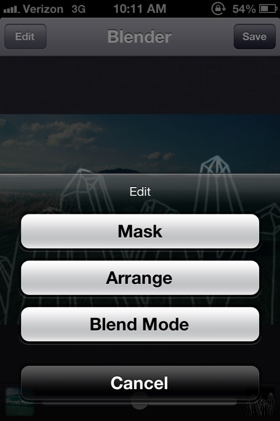 click edit again and now click arrange.