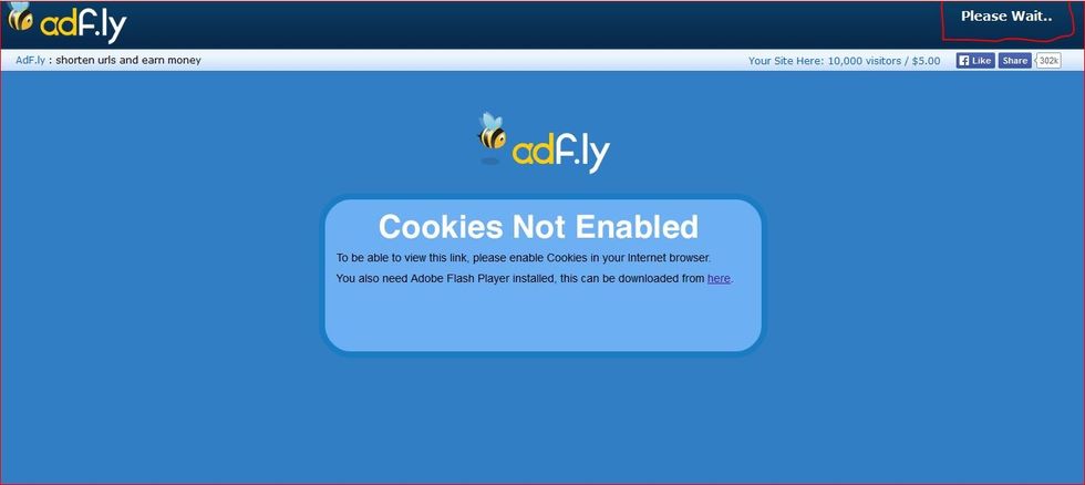 (click for full photo) Up in the top hand corner, there should be something that says "Please Wait" and it will shortly have numbers pop up.