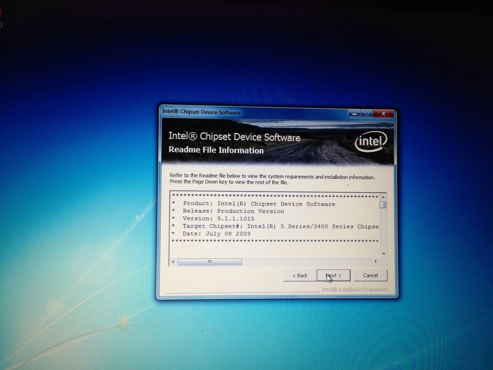 Click he next button to continue the setup. I swear you are almost finished!