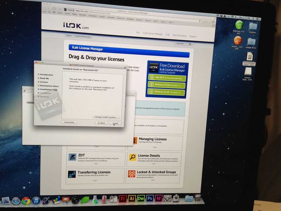 Click "install".