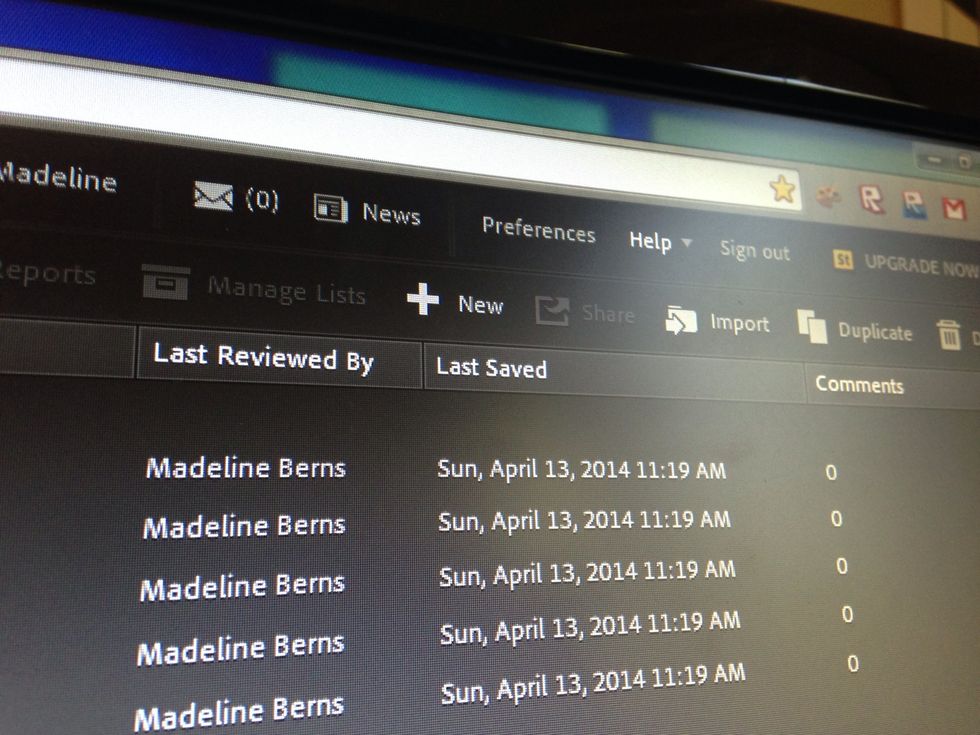 Click "+ New" in the top-right corner of the screen.