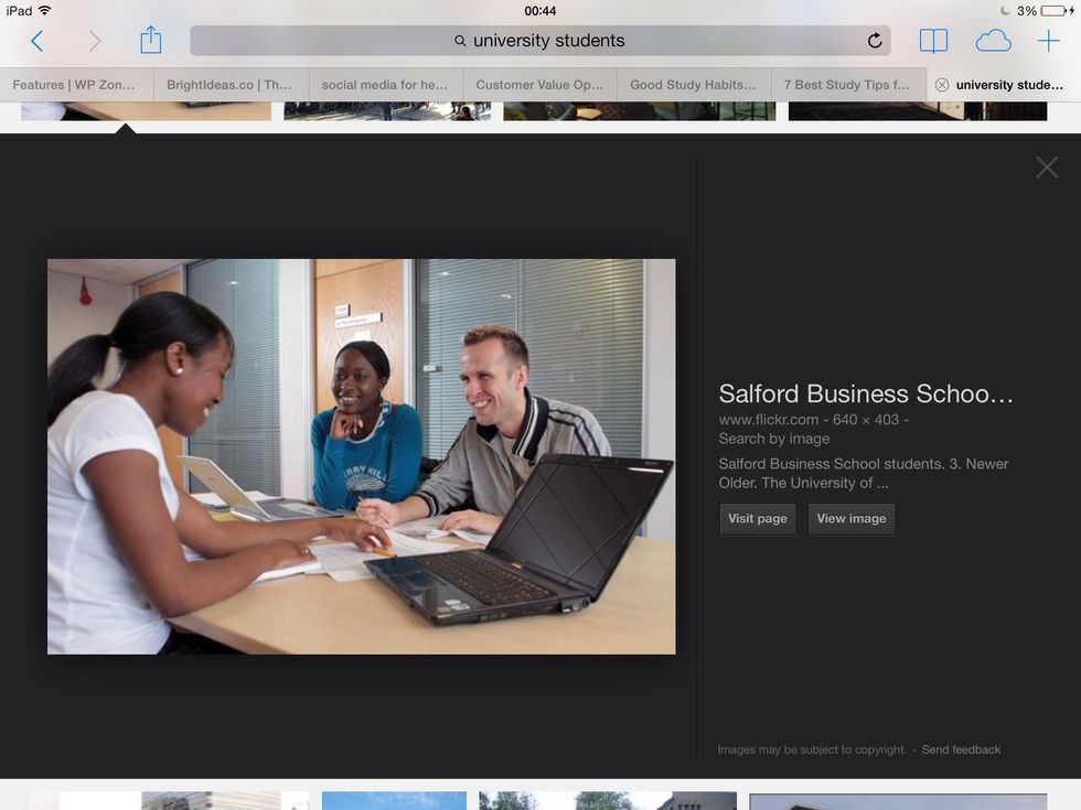 Click of your desired image, and then click "view Page" - you want to copy the URL of the image...
