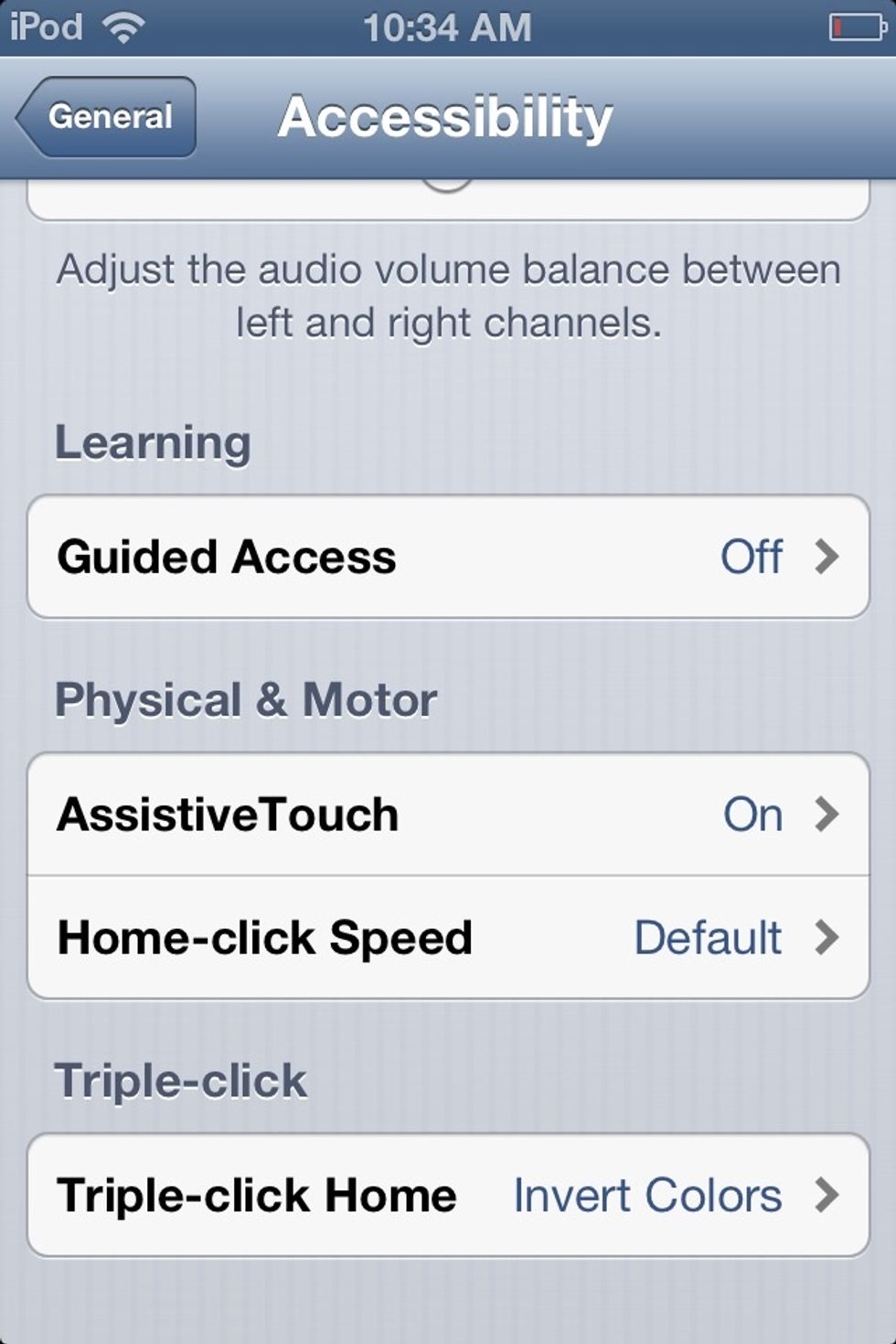 Click on a assistivetouch and turn it on