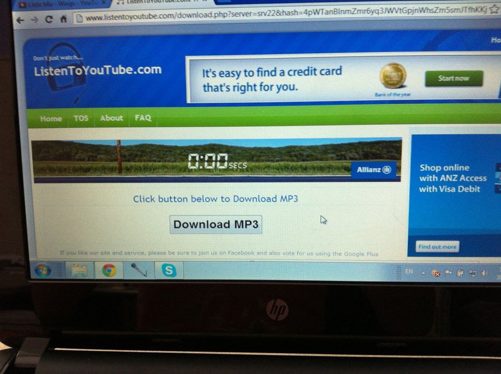 Click on download