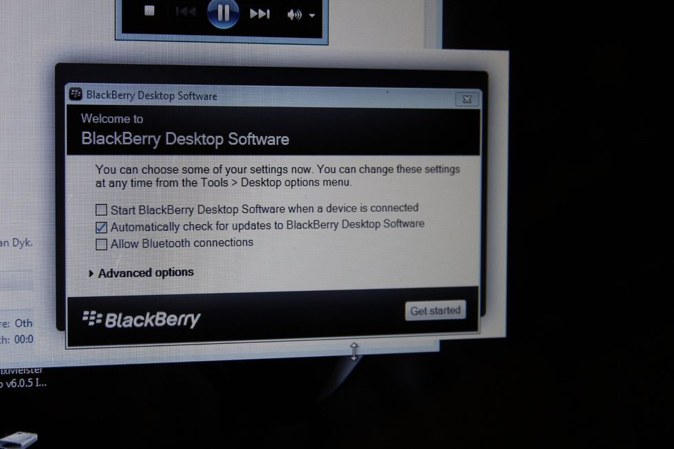 click on get started