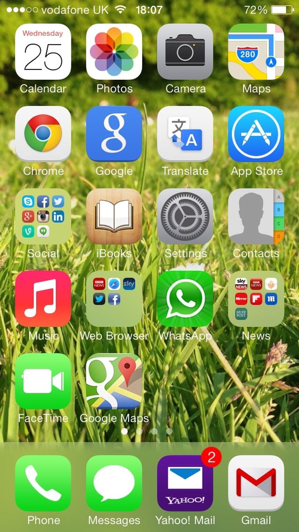 Click on Google Maps (downloaded from AppStore)