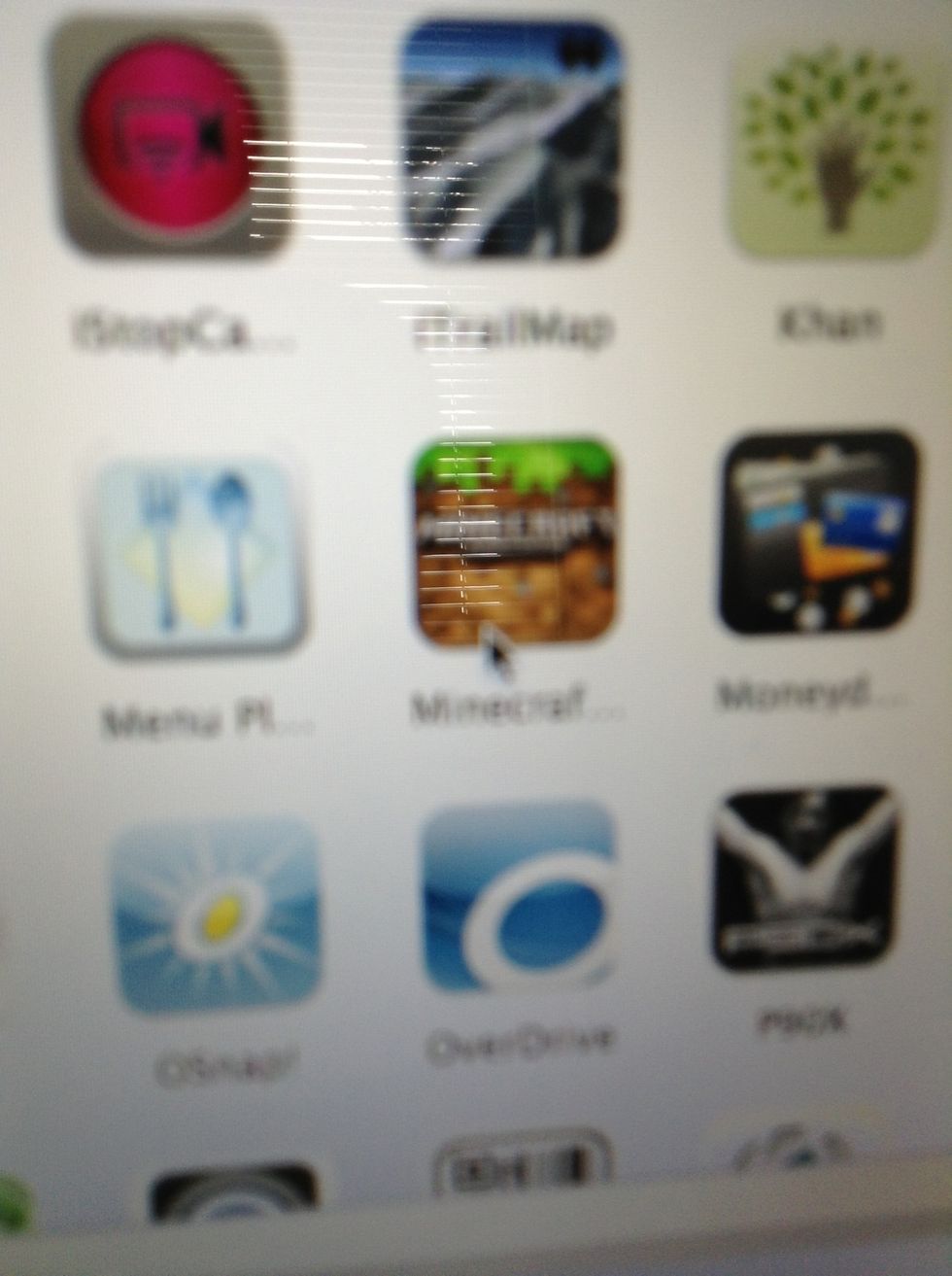 Click on Minecraft PE