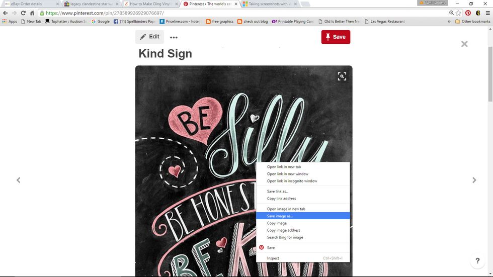 click on pins and save them to your photo program.