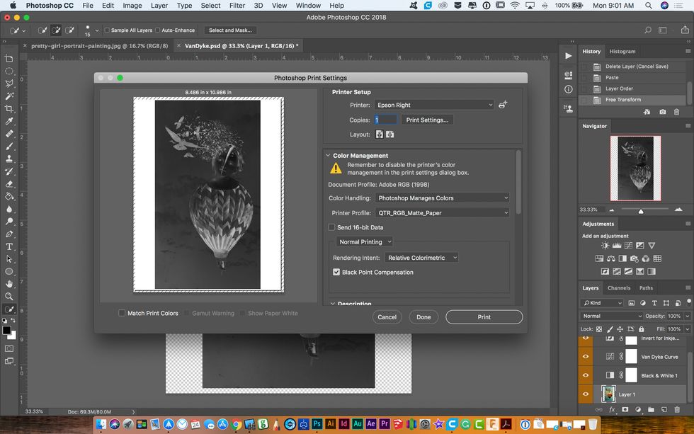 Click on Print Settings.