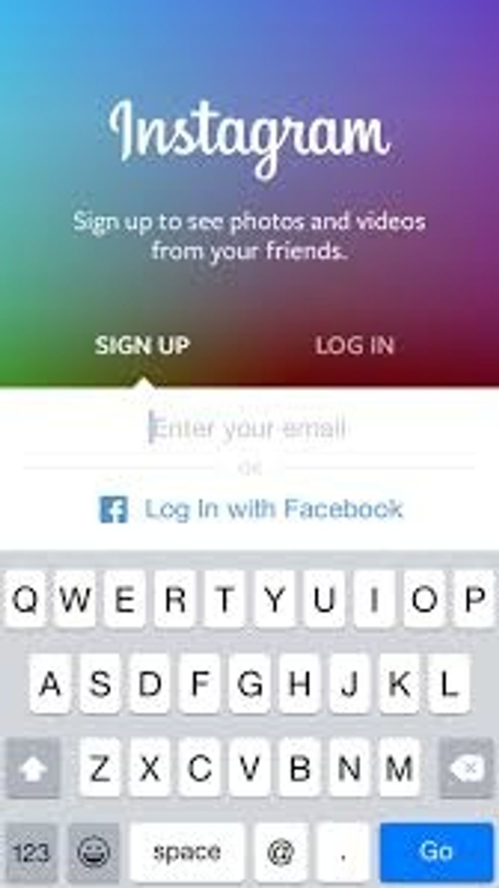 Click on the app and make an account but make the password strong.Also make sure you remember it.
