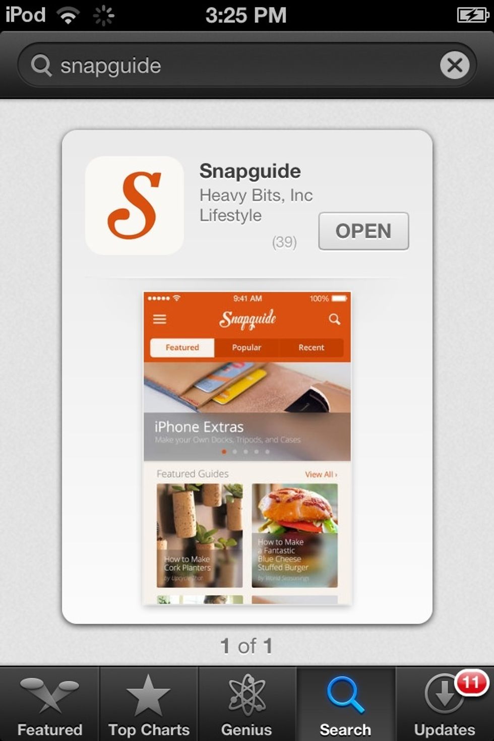 Click on the app that you want to write a review on. Make sure that you have the app on the device you're using to write the review, otherwise you won't be able to do so.