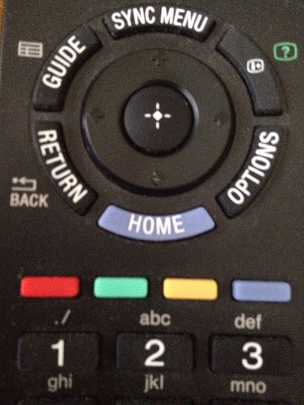 Click on the blue home button.