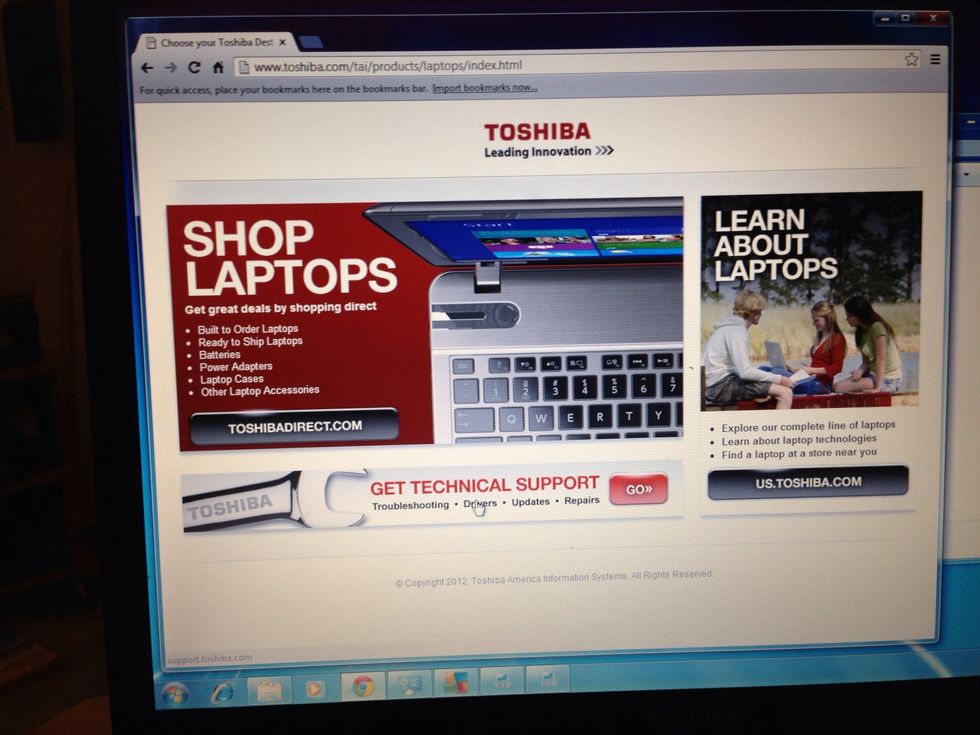 Click on the drivers link.