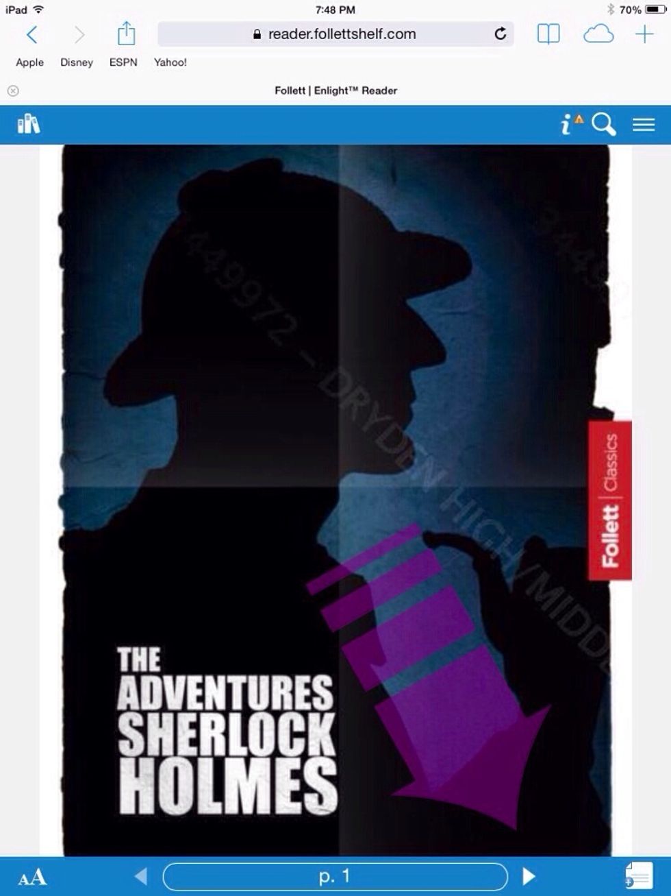 Click on the forward and backward arrows to navigate this eBook.