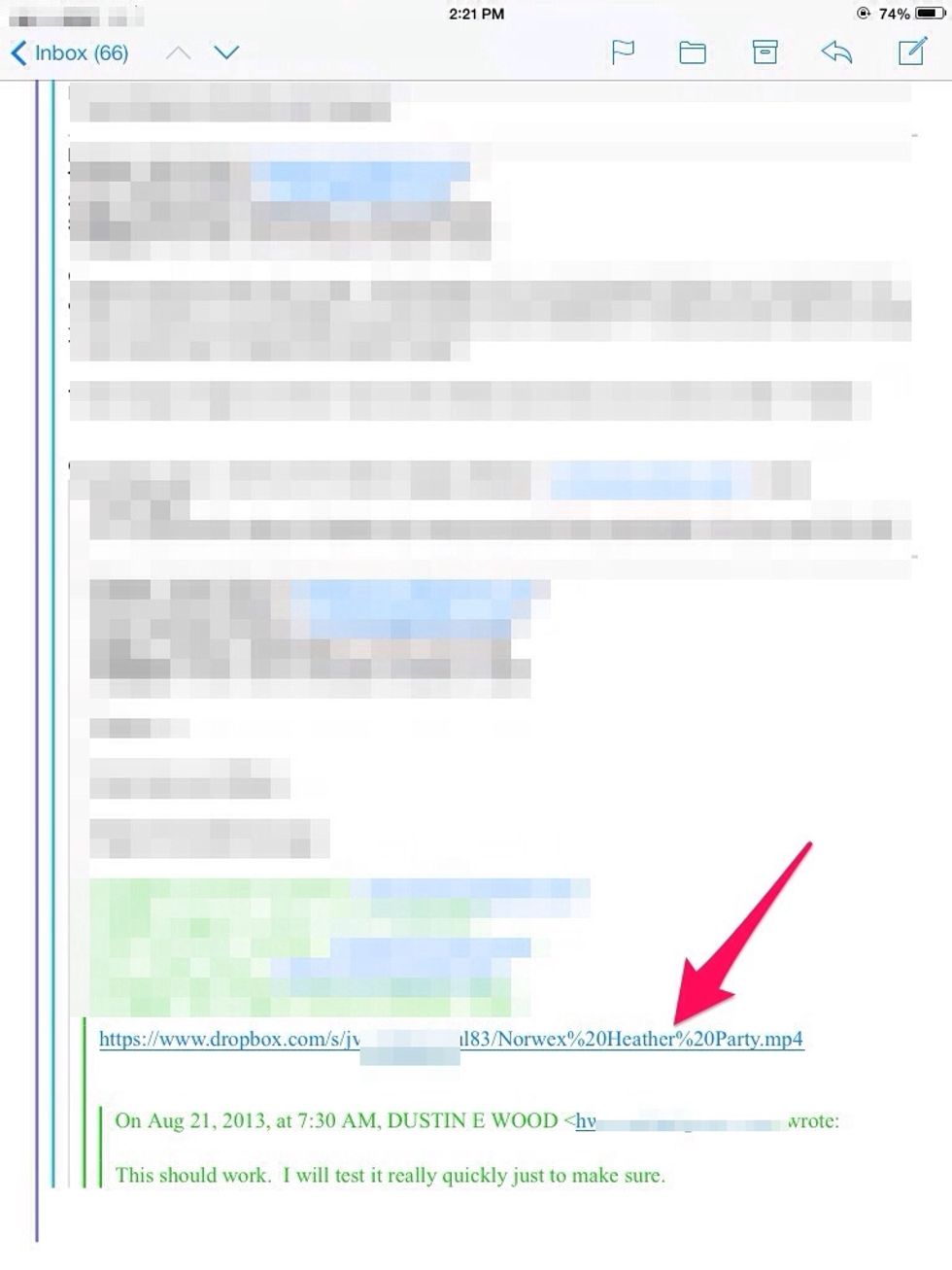 Click on the link to the Dropbox video